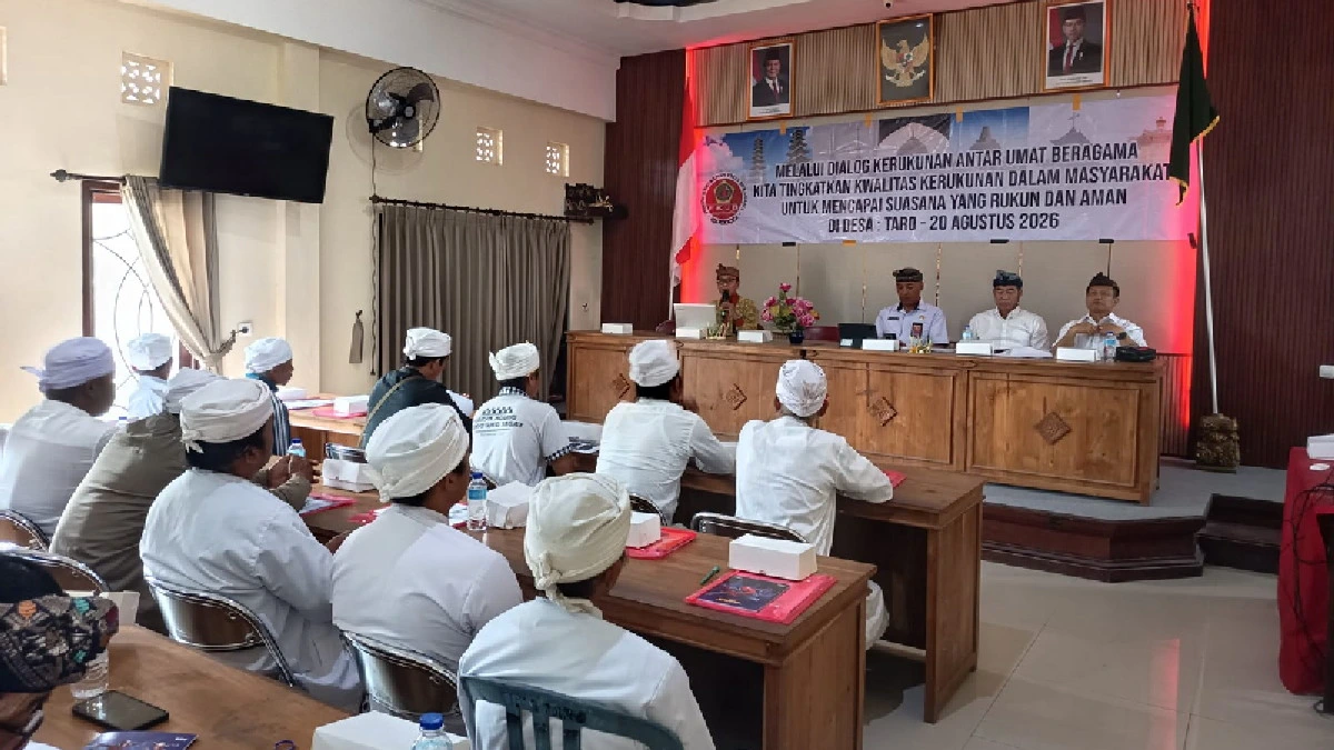 Rawat Kerukunan, Dialog Antarumat Beragama Digelar di Desa Taro Gianyar